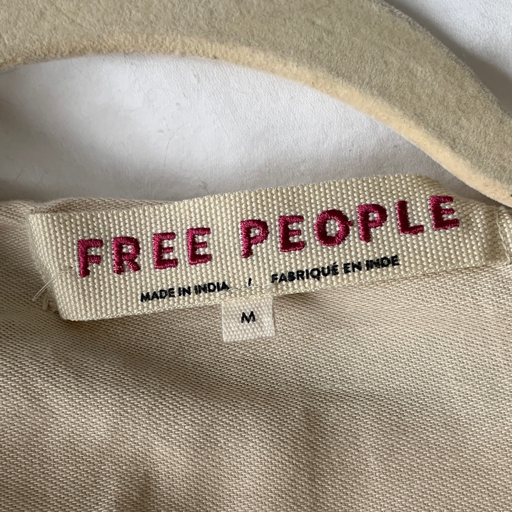 FREE PEOPLE Bali Mabel Embroidered Cropped Jacket - LIKE NEW - Size M - Picture 12 of 15